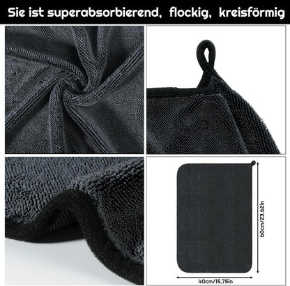 Schnelltrocknendes Mikrofaser Handtuch 3er Set 40x60cm