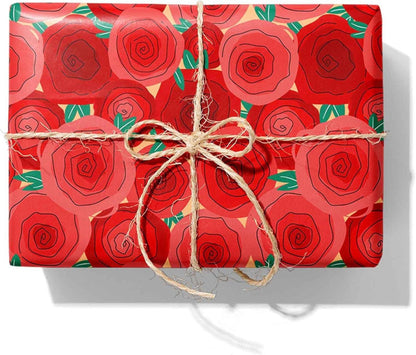Geschenkpapier Set 3 Rollen 43cm x 3 Meter Mädchen Geburtstag Hochzeit Muttertag