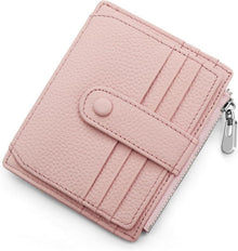 RFID Geldbörse Leder Kartenetui Münzfach Herren Damen 14 Slim Wallet
