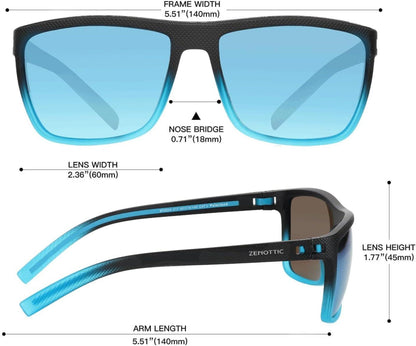 Polarisierte TR90 Sonnenbrille UV400 Schutz für Herren