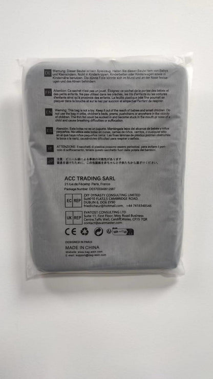 Laptop Hülle Tasche 13 Macbook Air Pro 13 Zoll M2 M1 Ecken Kantenschutz Grau