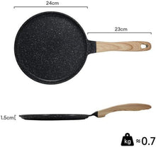 Crepe Pfanne 24cm mit Granit-Antihaftbeschichtung und