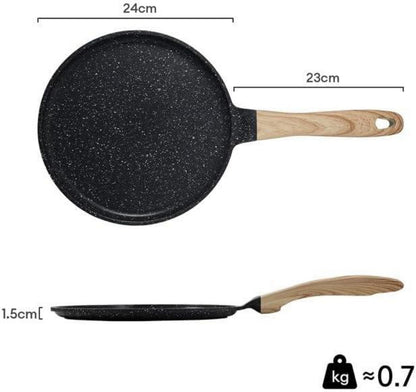 Crepe Pfanne 24cm mit Granit-Antihaftbeschichtung und