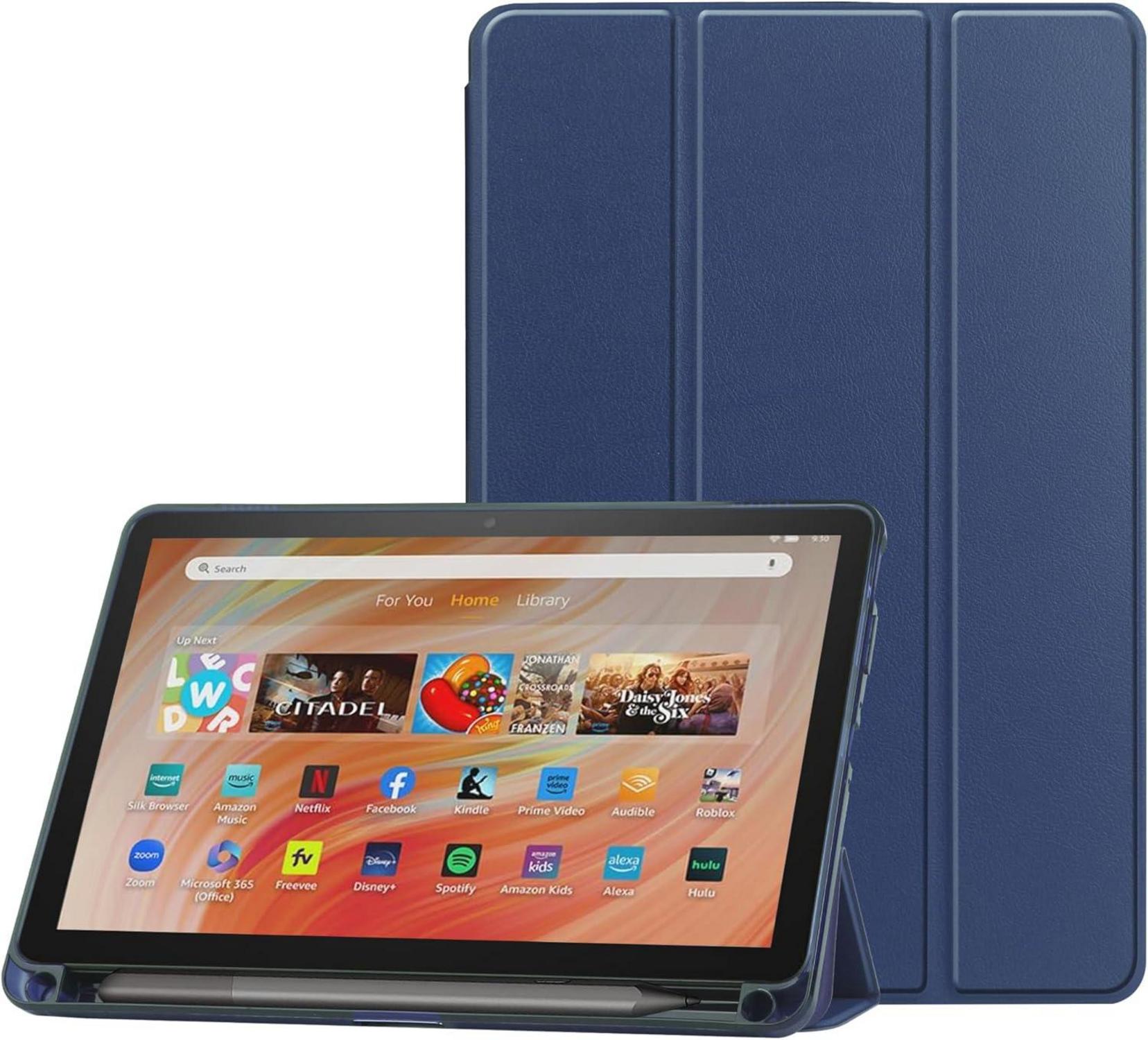 Clear Slim Shell Hülle für Amazon Fire Max 11 Tablet Auto Sleep Wake