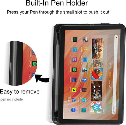 HAIHUIPI Slim Shell Clear Hülle für Amazon Fire Max 11 Tablet 13th Generation 2023 Release Blau