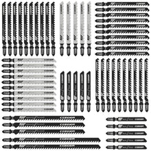 Sägeblatt Set 60 tlg für Holz und Metall, Stichsägeblatt mit