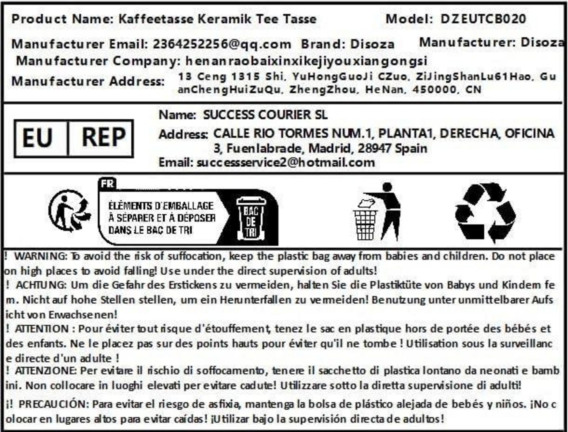 3D Tier Tasse Kuh Geschenk Frauen Lustig Keramik Kaffeetasse Cartoon