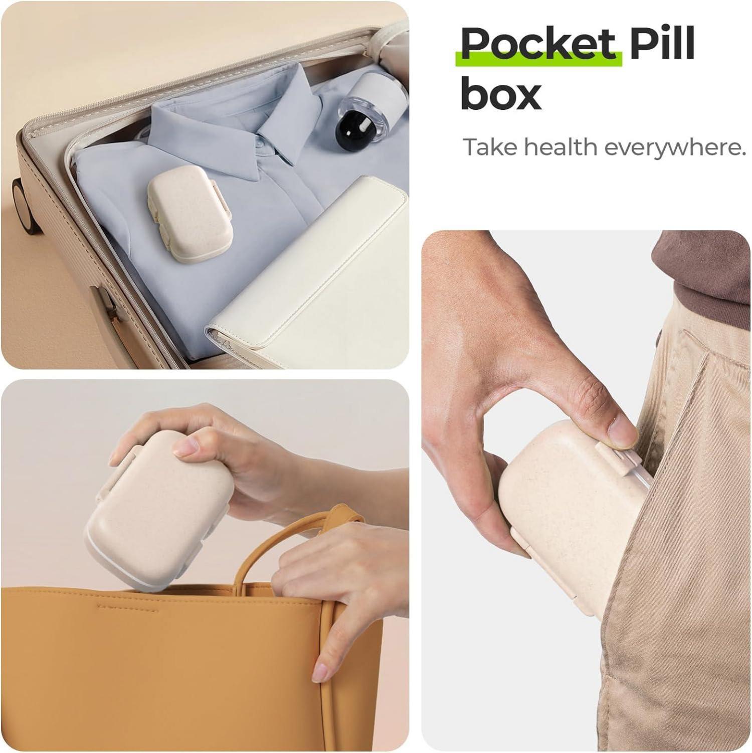 Tablettenbox 7 Tage mit ergonomischem Verschlusssystem in