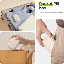 Tablettenbox 7 Tage mit ergonomischem Verschlusssystem in