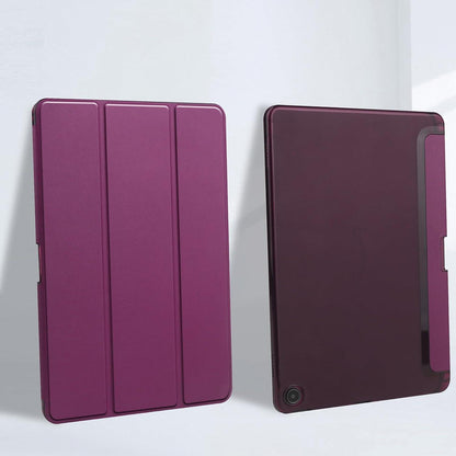 Transparente Slim Shell Hülle für Amazon Fire Max 11 Tablet mit Stifthalter