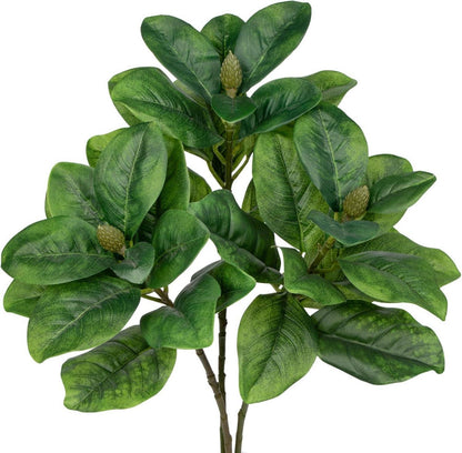 Künstliche Magnolia Blatt-Zweig 3er Set Dekopflanzen 82.5 cm