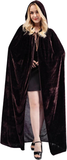 Halloween Umhang Unisex mit Kapuze Vampir Kostüm