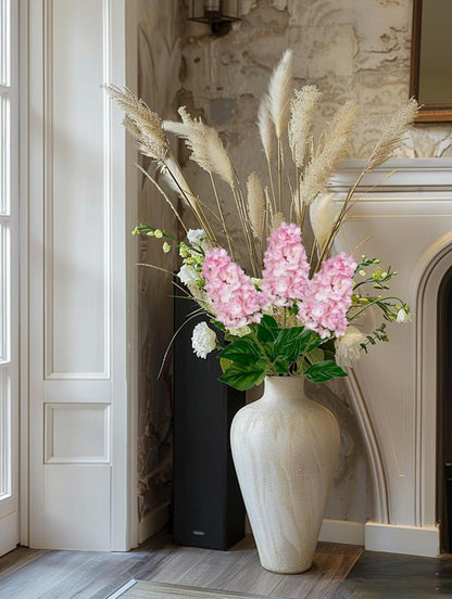 Künstliche Hortensien Rispenhortensie 73CM Rosa 3er Set