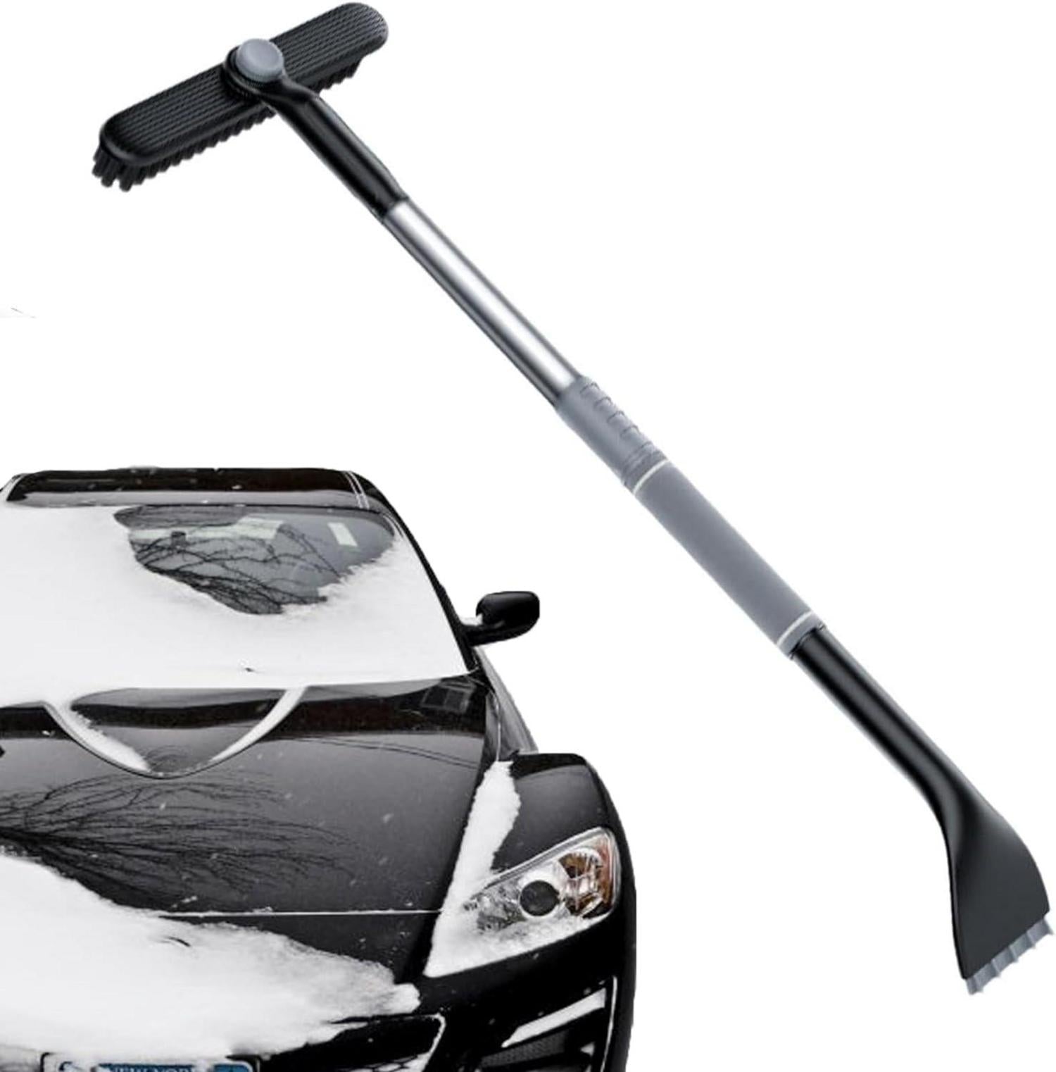 Eiskratzer Auto mit Besen 3-in-1 Multifunktions Schneebürste 86cm