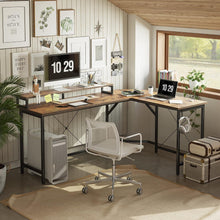 Schreibtisch L-Form Gaming Tisch 170x120cm Monitorständer