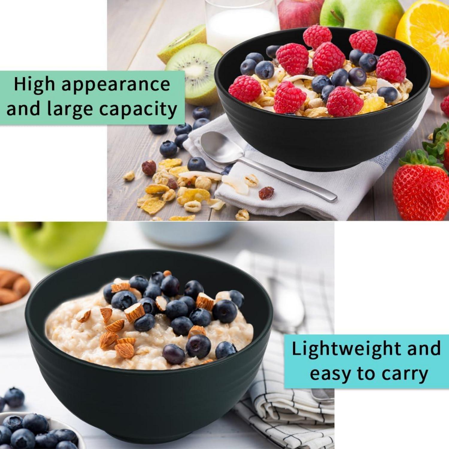 8 Stk. Unzerbrechliche Müslischüsseln für Snacks, Salat