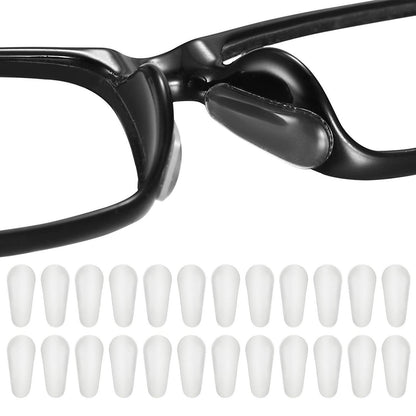 Nasenpads für Brille – 12 Paar Silikon, rutschfest & selbstklebend