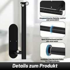 Wandmontierter Küchenrollenhalter aus Edelstahl mit Einziehbarer