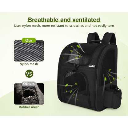 Haustier Rucksack mit Netzfenster, faltbar, atmungsaktiv, wasserdicht, XL
