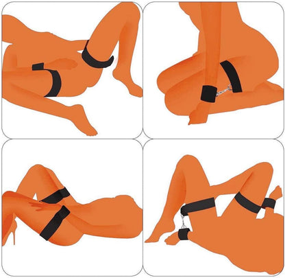 BDSM Handschellen Fesseln Augenmaske Set Sex Toy Paare SM Bondage Kit
