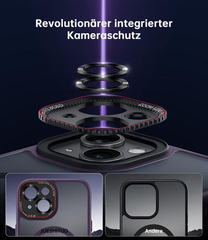 JUESHITUO iPhone 14 Plus Hülle MagSafe Kameraschutz N56 Magnete
