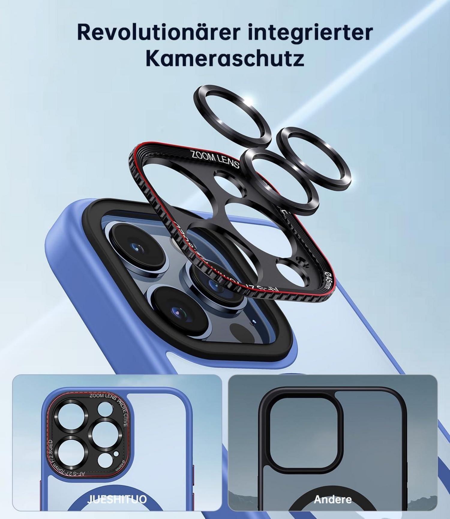 iPhone 13 Pro Hülle MagSafe 6,1 Zoll Blau Magnetisch Stoßfest