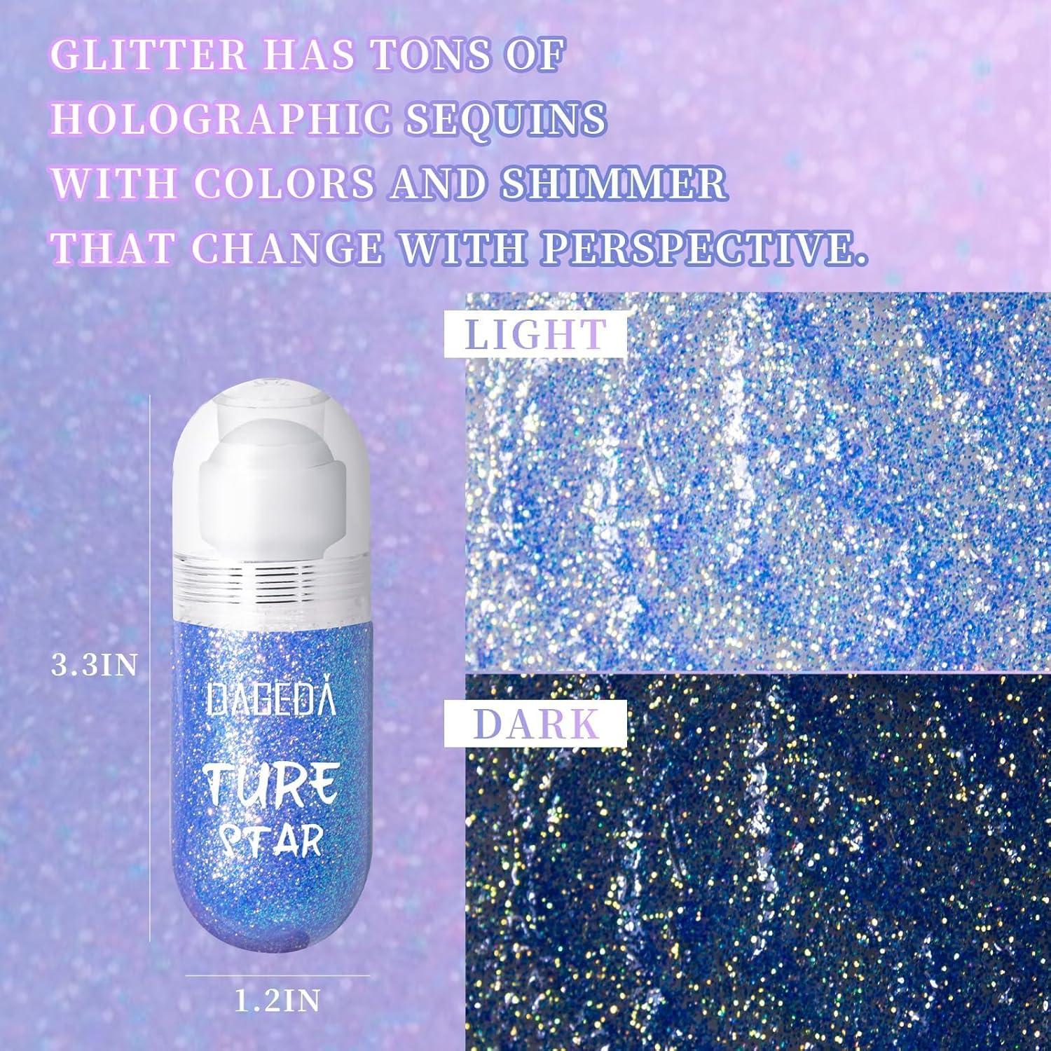 Roll-on Body Glitter Gel Mermaid Festival Makeup Shimmer Sequins