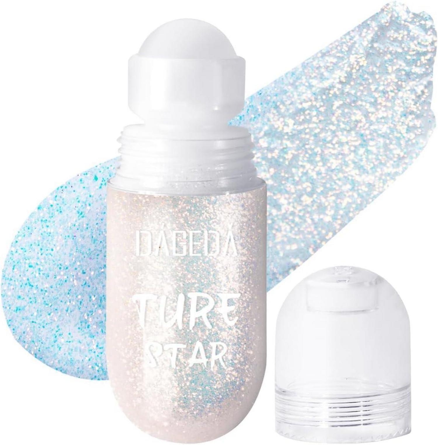 Roll-on Glitter Gel for Festival Rave Accessories & Halloween Makeup
