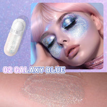Roll-on Glitter Gel for Festival Rave, Holographic Hair Face