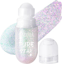 Roll-on Body Glitter Gel Sparkling Pink Makeup Kit