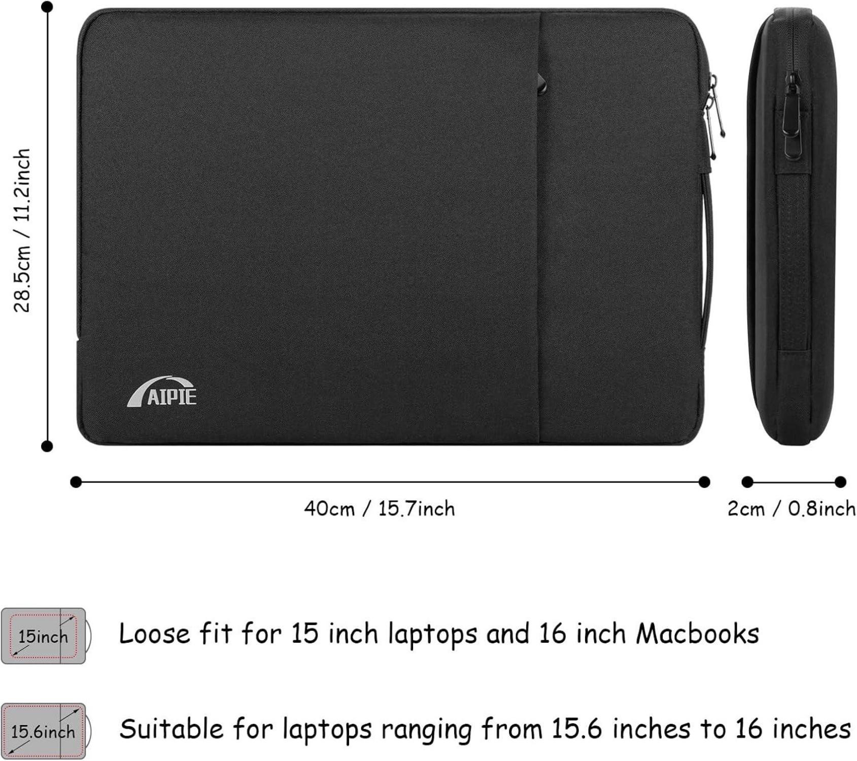 Laptoptasche 17,3 Zoll Schutz Laptophülle Griff 2 Fach