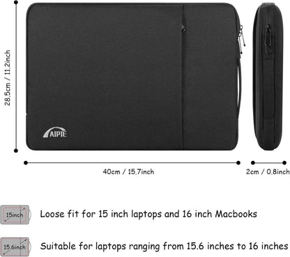 Laptoptasche 17,3 Zoll Schutz Laptophülle Griff 2 Fach