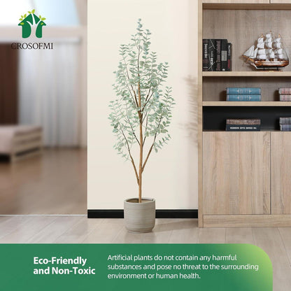 Künstliche Eukalyptus Kunstpflanze Deko 150 cm Größe für