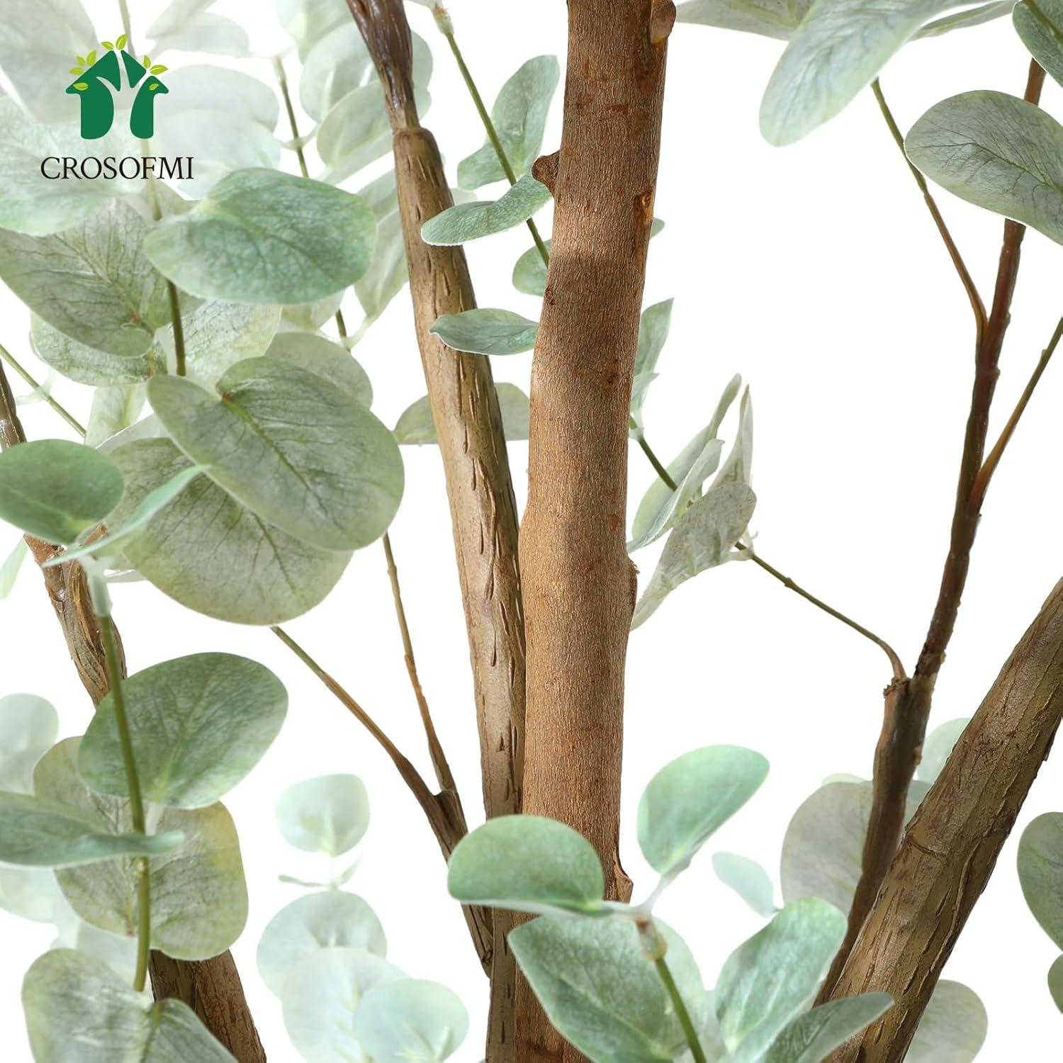 Kunstpflanze Eukalyptus 150 cm Kunstpflanzen Fake Plant im Topf