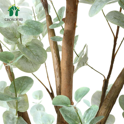 Kunstpflanze Eukalyptus 150 cm Kunstpflanzen Fake Plant im Topf