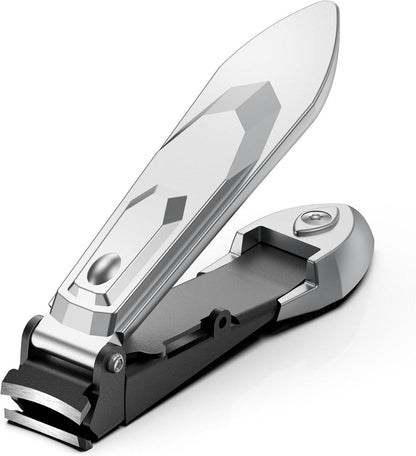 Nagelknipser mit Auffangbehälter und Reißverschlusstasche