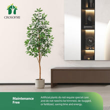 Künstlicher Ficus 180cm Tropische Pflanze für Innen- und