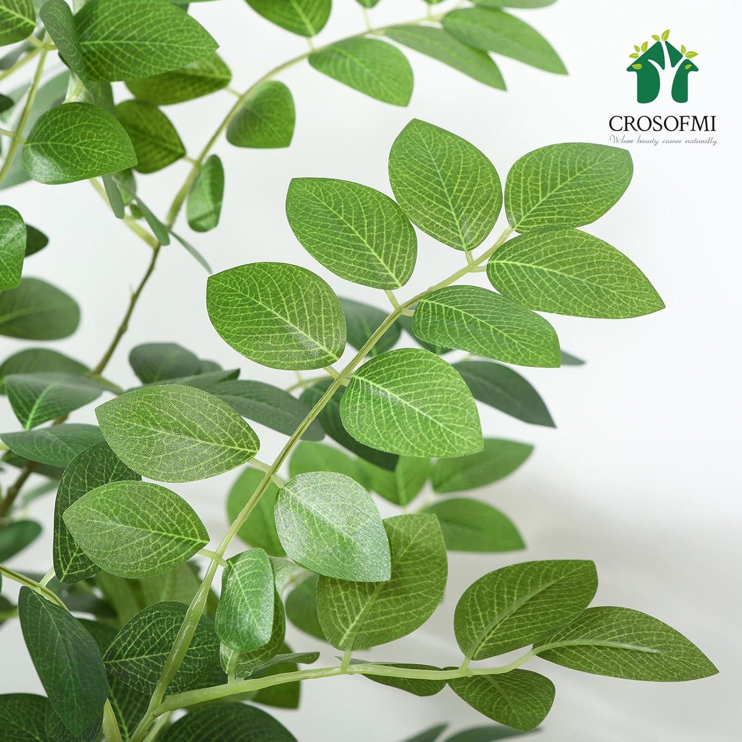 Künstliche Pflanze 150cm Tropische Plastik Topf Groß Fake Plant Home Office