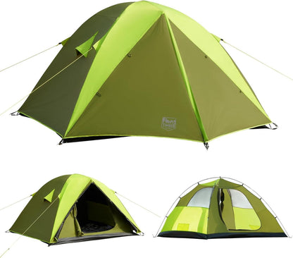 TIMBER RIDGE Camping Zelt 4 Personen Blackout 3000mm