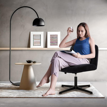 Ergonomischer Schwarzer Bürostuhl ohne