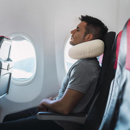 Memory Foam Reisekissen – Komfortabler Nackenkissen für Flugzeug, Auto & Zug
