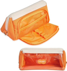 Großes Federmäppchen für Schulanfang - Orange