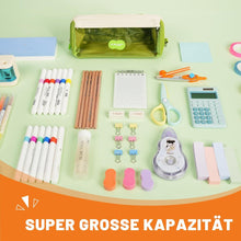 YPLUS Großes Federmäppchen für Jungen und Mädchen - Orange