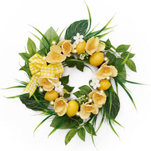 Künstlicher Blumenkranz LED Licht Frühlingskranz Sommerkranz 45.7 cm