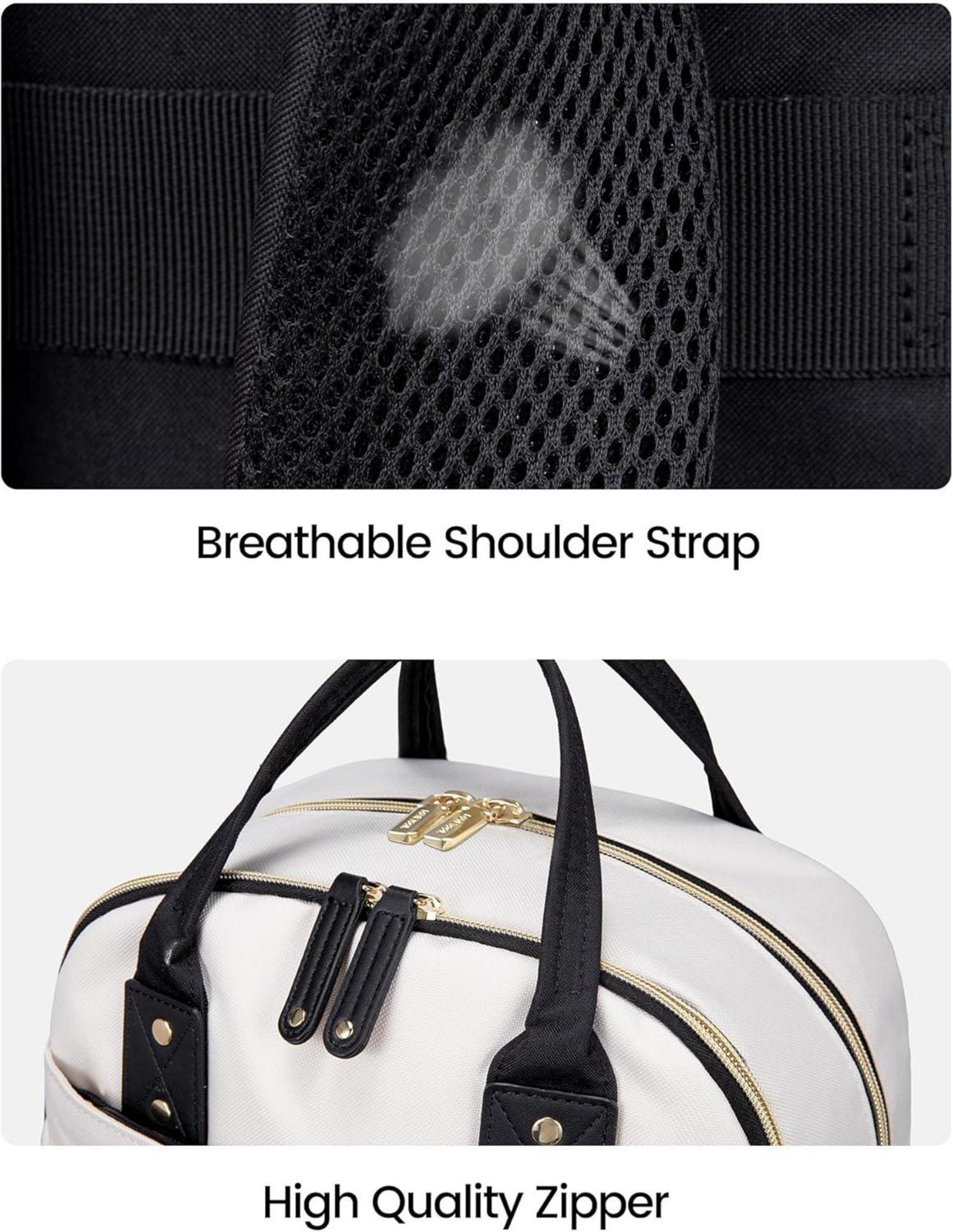 Rucksack Damen Laptop 15.6 Zoll USB-Ladeanschluss Wasserdicht Backpack