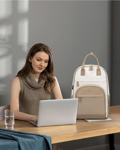 Rucksack Damen Groß 17 Zoll Laptopfach Schulrucksack Wasserdicht