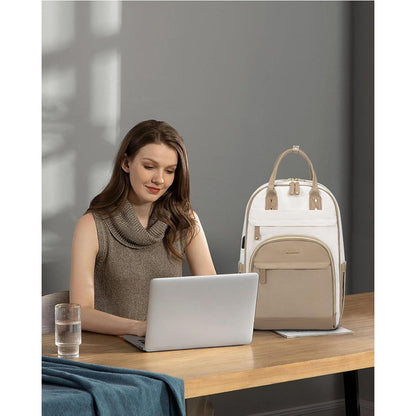 Damen Rucksack 15.6 Zoll Laptopfach Wasserdicht Schultasche