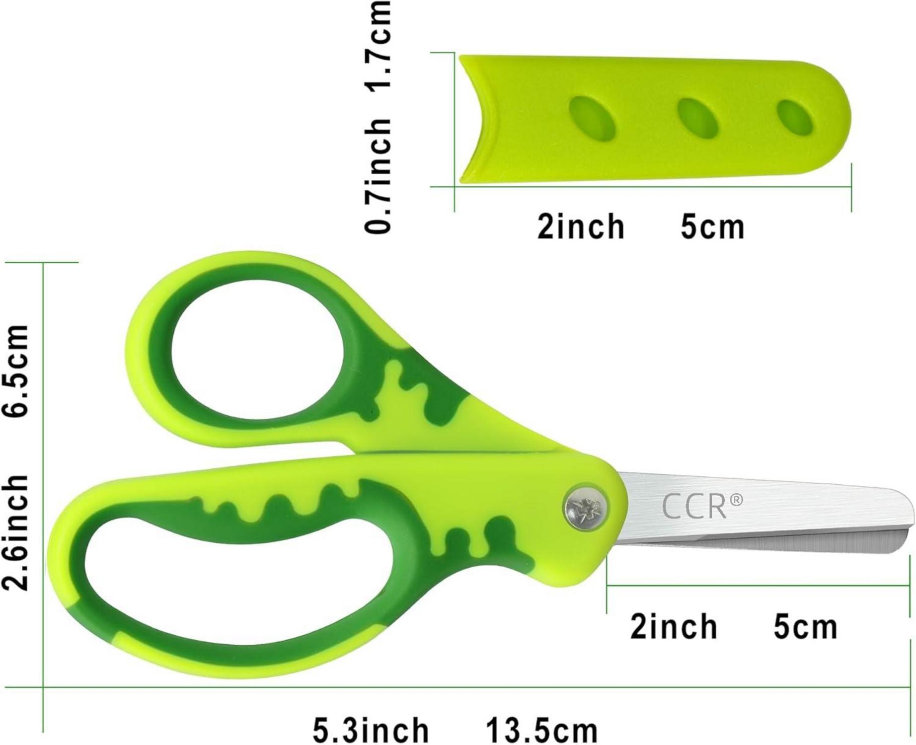 Kinderschere Sicherheitsschere Stumpfer Spitze Weicher Griff 13,5cm