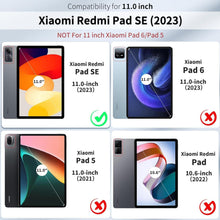 EasyAcc Xiaomi Redmi Pad SE 2023 11 Zoll Hülle Schwarz