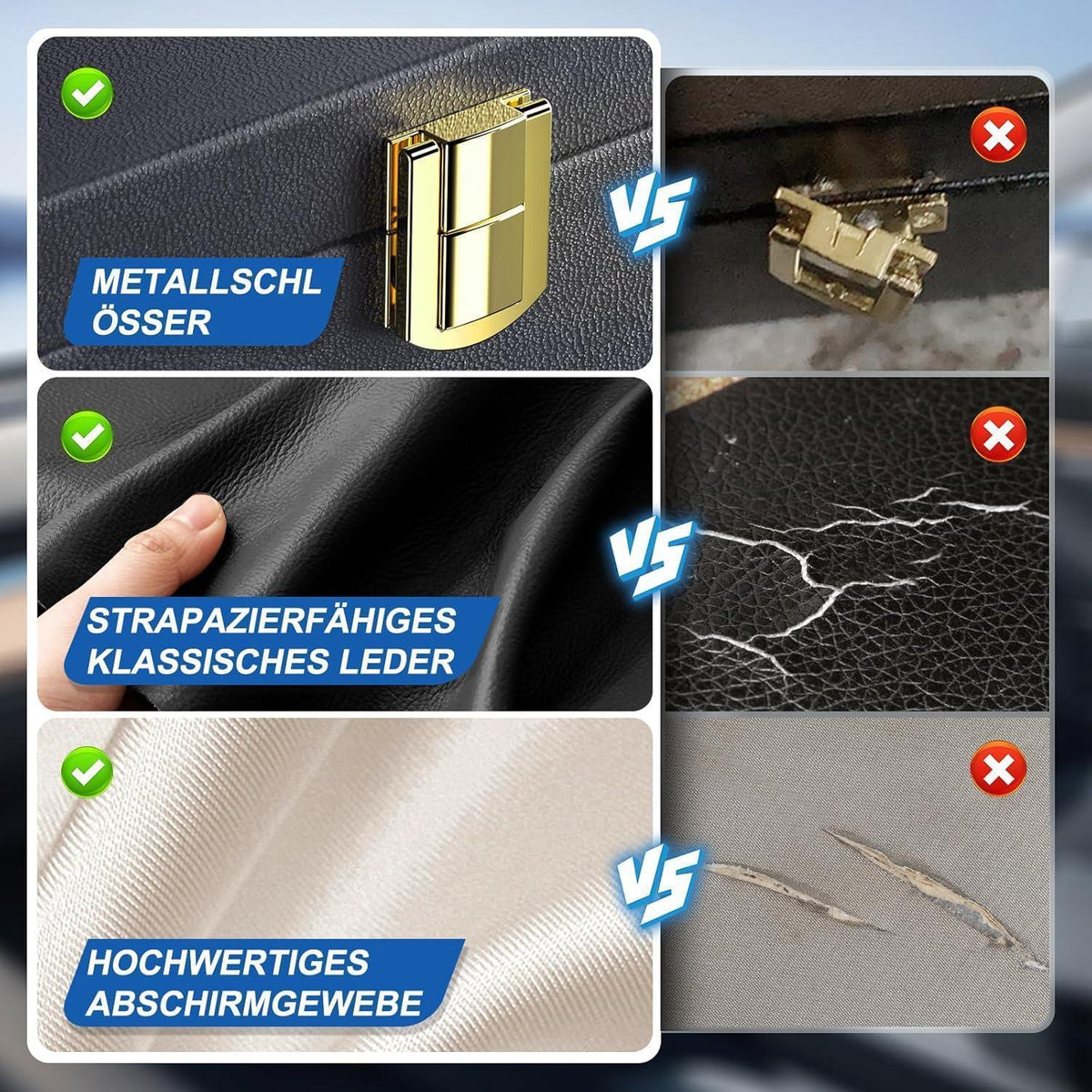 Keyless Go Schutzbox für Autoschlüssel & Kreditkarten Schwarz